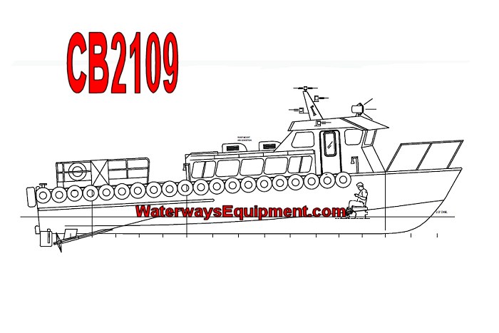 CB2109 - 49'-3" x 15' 27 PASSENGER CREW BOAT
