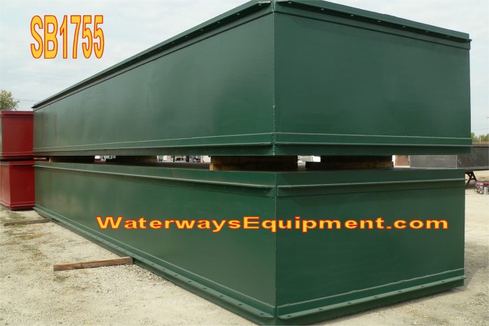 SB1755 - SECTIONAL BARGE – 40′ x 10′ x 5′