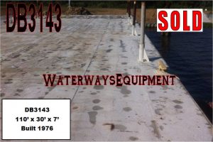DB3143 – 110′ x 30′ x 7′ DECK BARGE - SOLD
