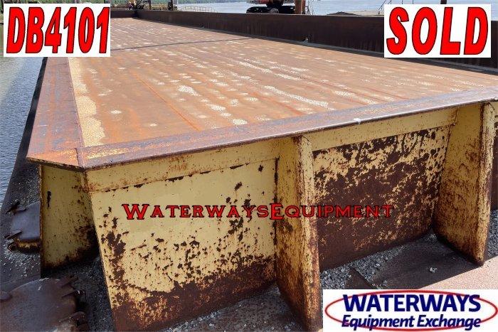 DB4101 – 195′ x 35′ x 9.5′ MATERIAL DECK BARGE