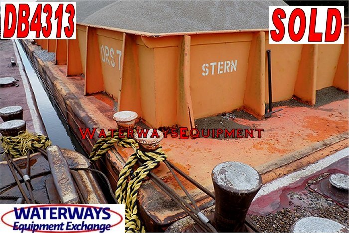 DB4313 – 195′ x 35′ x 9′-6″ MATERIAL DECK BARGE -SOLD