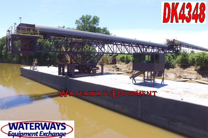 DK4348 - 195' x 35' DOCK BARGE W/ CONVEYOR