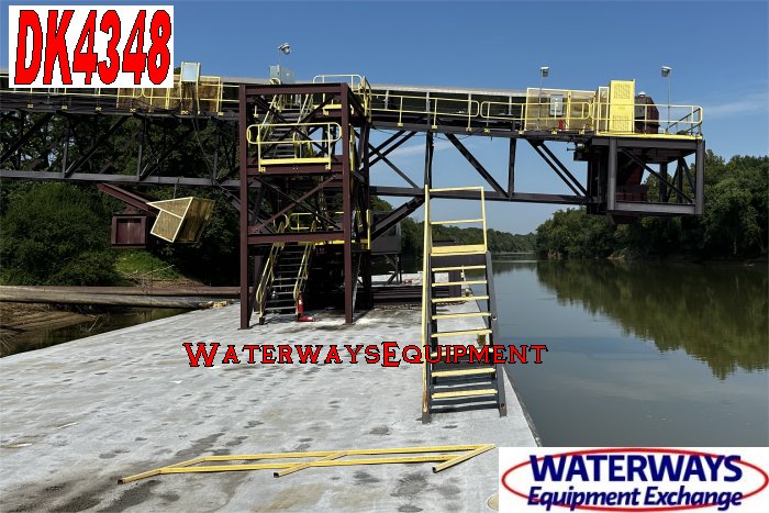 DK4348 - 195' x 35' DOCK BARGE W/ CONVEYOR