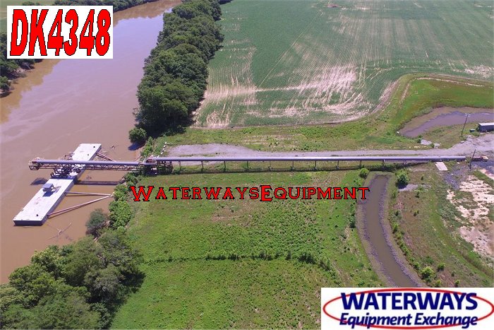 DK4348 – 195′ x 35′ DOCK BARGE W/ CONVEYORS
