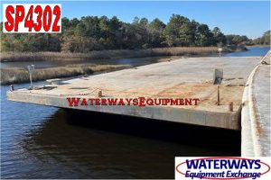 SP4302 - 124' x 48' x 10.5' SPUD BARGE
