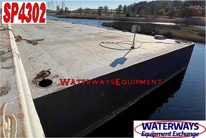 SP4302 - 124' x 48' x 10.5' SPUD BARGE