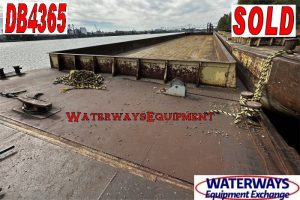 DB4365 – 195′ x 35′ x 9.5′ MATERIAL DECK BARGE - SOLD